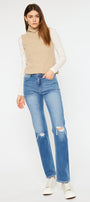 Sultana High Rise Slim Straight Jeans - Official Kancan USA