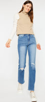 Sultana High Rise Slim Straight Jeans - Official Kancan USA
