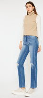 Sultana High Rise Slim Straight Jeans - Official Kancan USA