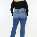 Buni High Rise Slim Straight Jeans (Plus Size) - Official Kancan USA