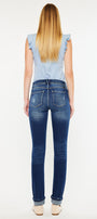 Eternity Mid Rise Slim Straight Leg Jeans - Official Kancan USA