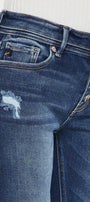 Eternity Mid Rise Slim Straight Leg Jeans - Official Kancan USA