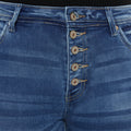 Klover  Mid Rise Slim Straight Leg Jeans (Plus Size) - Official Kancan USA