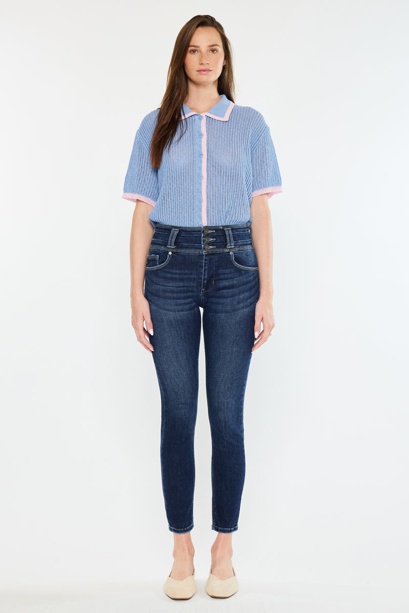 Alexandria High Rise Super Skinny Jeans - Official Kancan USA