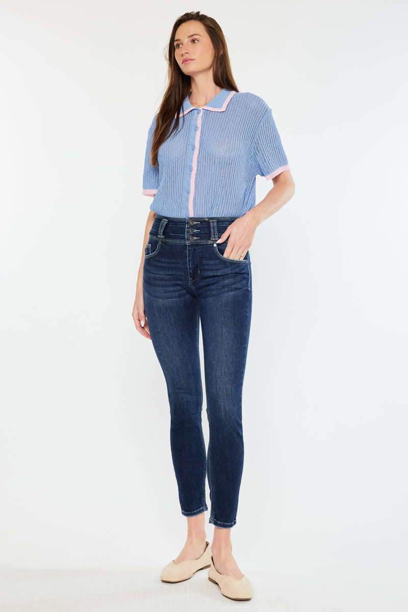 Alexandria High Rise Super Skinny Jeans - Official Kancan USA