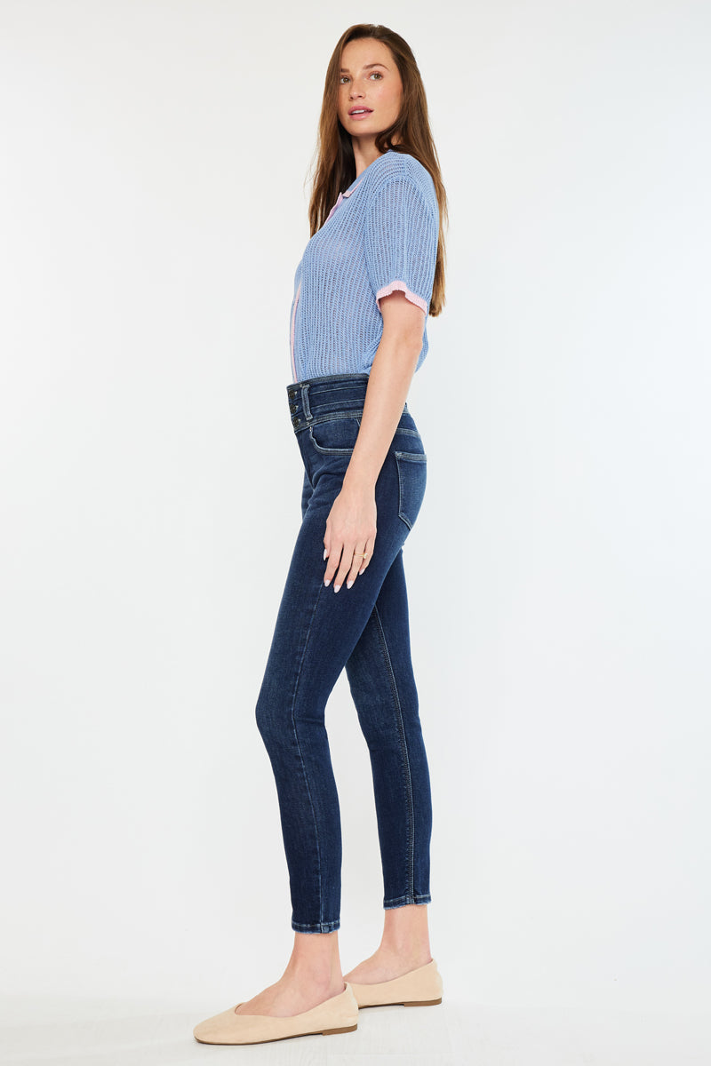 Alexandria High Rise Super Skinny Jeans - Official Kancan USA