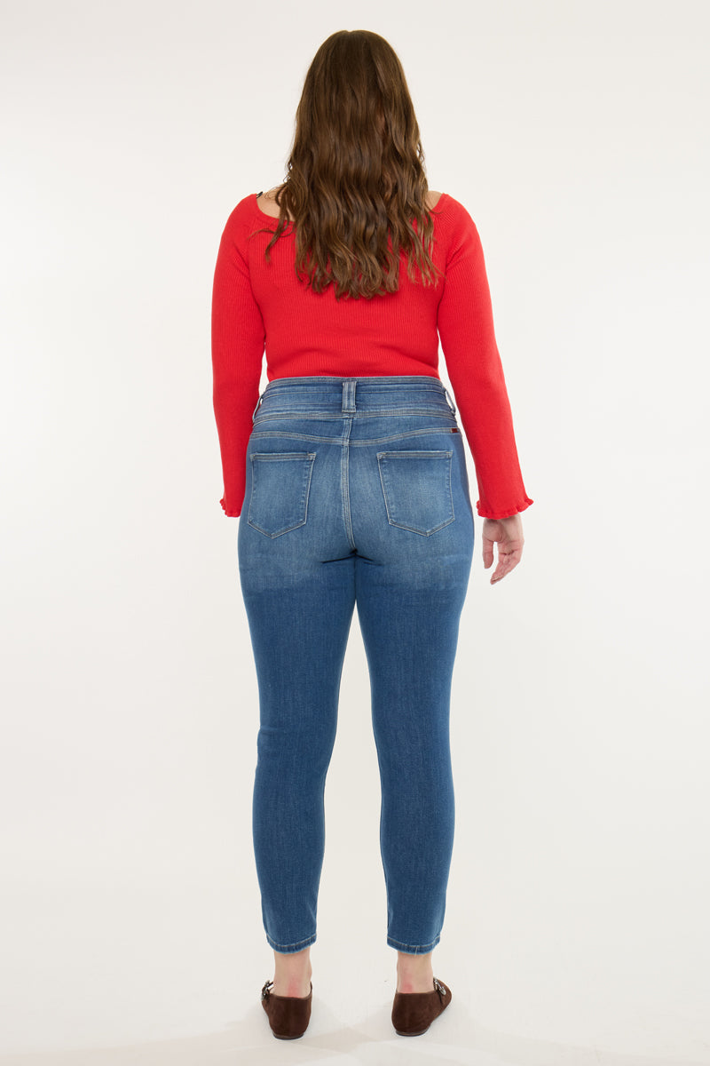 Brianne High Rise Super Skinny (Plus Size) – Kancan USA