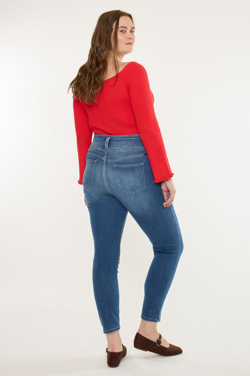 Brianne High Rise Super Skinny Jeans (Plus Size) – Kancan USA