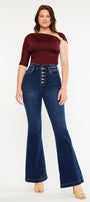 Blairen Ultra High Rise Flare Jeans- Curvy - Official Kancan USA