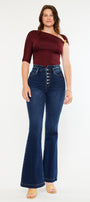 Blairen Ultra High Rise Flare Jeans- Curvy - Official Kancan USA