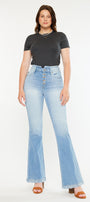 Blairen Ultra High Rise Flare Jeans- Curvy - Official Kancan USA