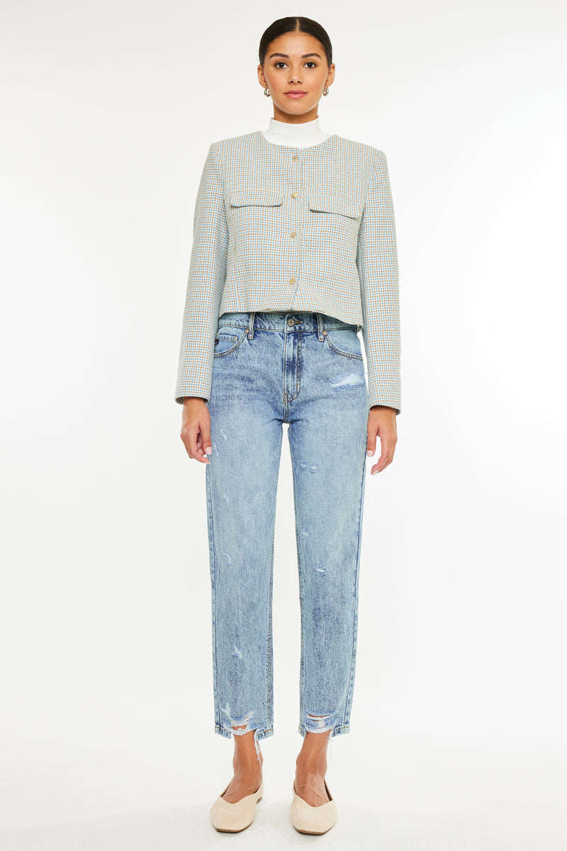 Harvey Ultra High Rise Mom Jeans - Official Kancan USA