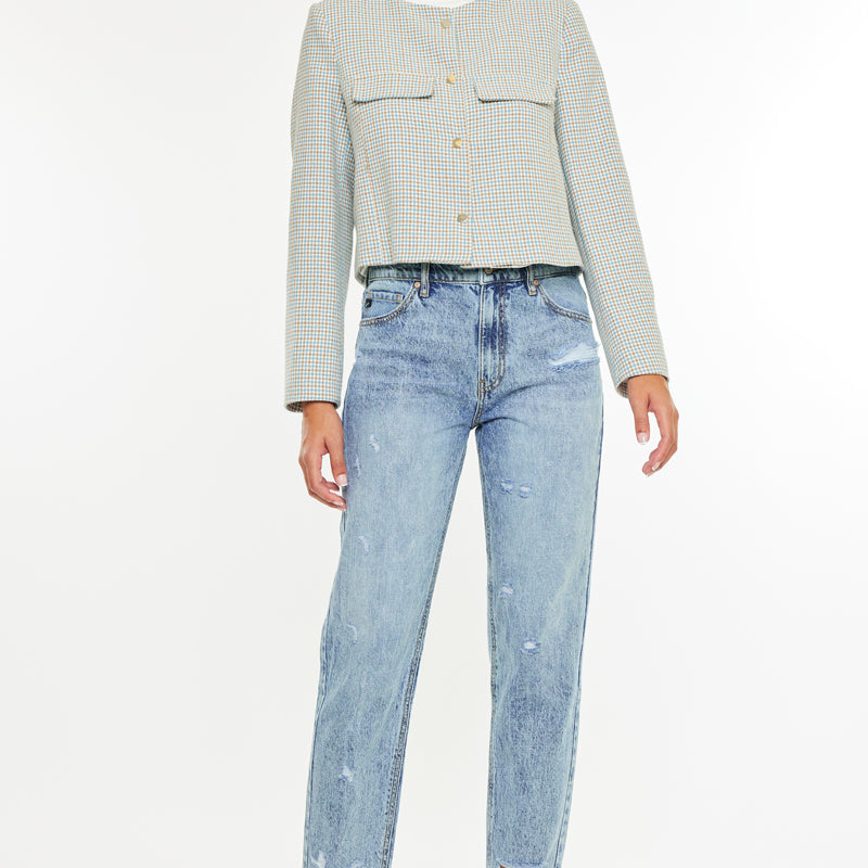 Harvey Ultra High Rise Mom Jeans - Official Kancan USA