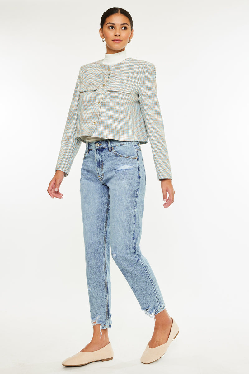 Harvey Ultra High Rise Mom Jeans - Official Kancan USA