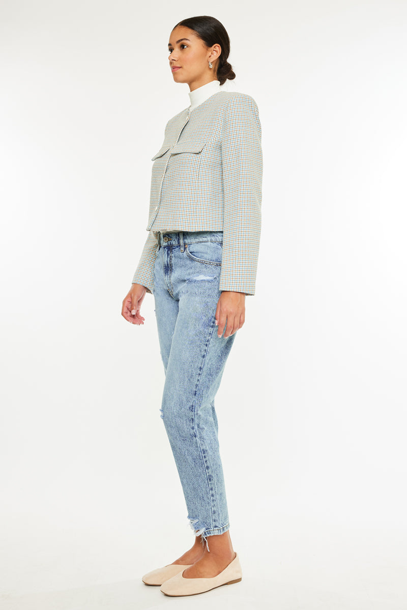 Harvey Ultra High Rise Mom Jeans - Official Kancan USA