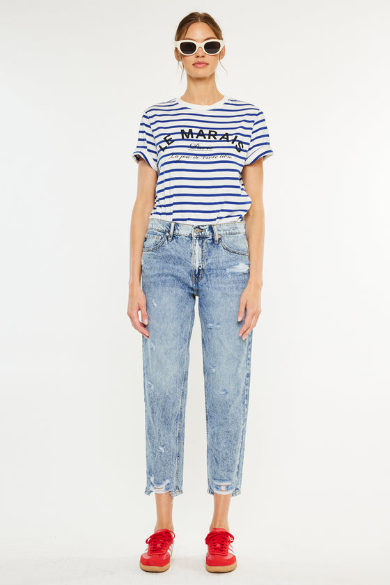 Harvey Ultra High Rise Mom Jeans - Official Kancan USA