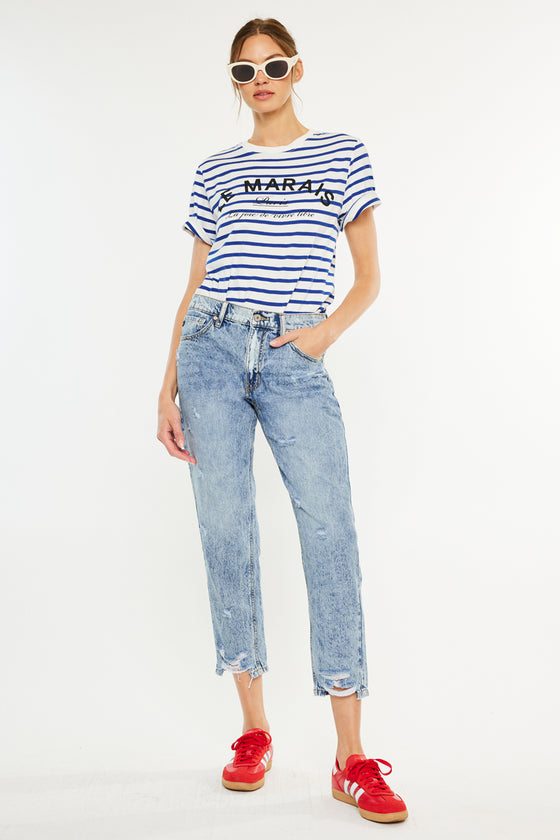 Harvey Ultra High Rise Mom Jeans - Official Kancan USA
