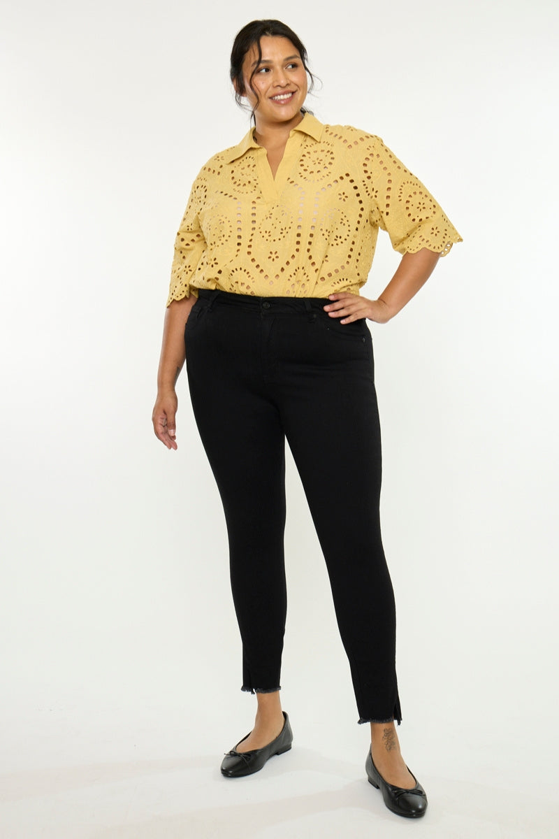 Hadlee High Rise Ankle Skinny ( Plus ) - Official Kancan USA