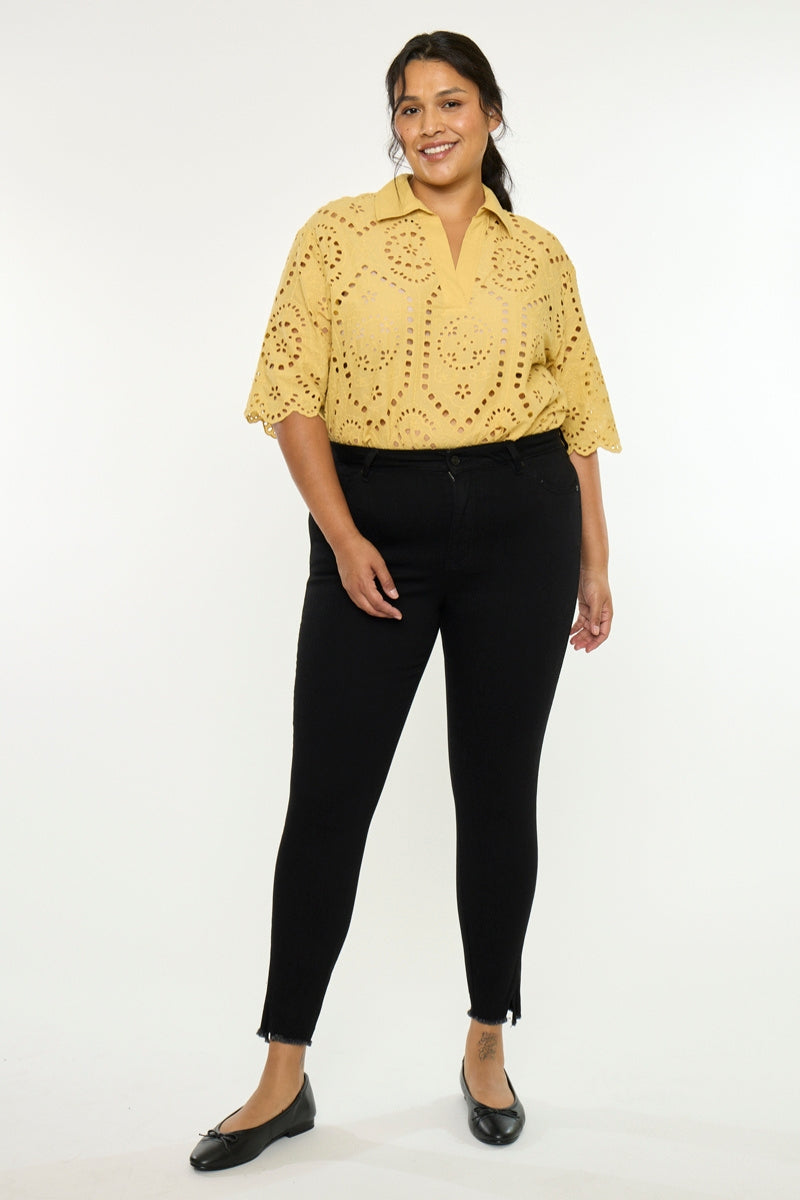 Hadlee High Rise Ankle Skinny ( Plus ) - Official Kancan USA
