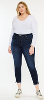 Naira Ultra High Rise Ankle Skinny Jeans (Plus Size) - Official Kancan USA