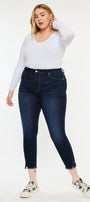 Naira Ultra High Rise Ankle Skinny Jeans (Plus Size) - Official Kancan USA