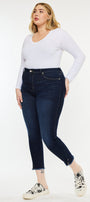 Naira Ultra High Rise Ankle Skinny Jeans (Plus Size) - Official Kancan USA