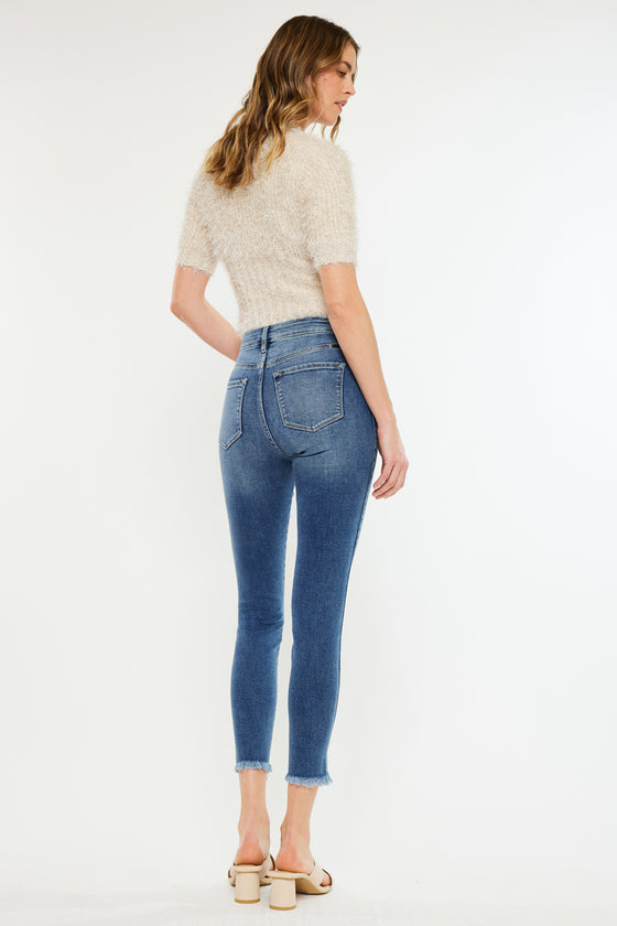 Zinnia High Rise Ankle Skinny Jeans - Official Kancan USA