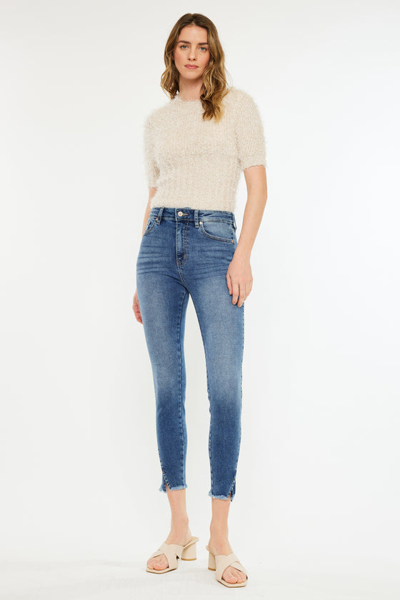 Zinnia High Rise Ankle Skinny Jeans - Official Kancan USA