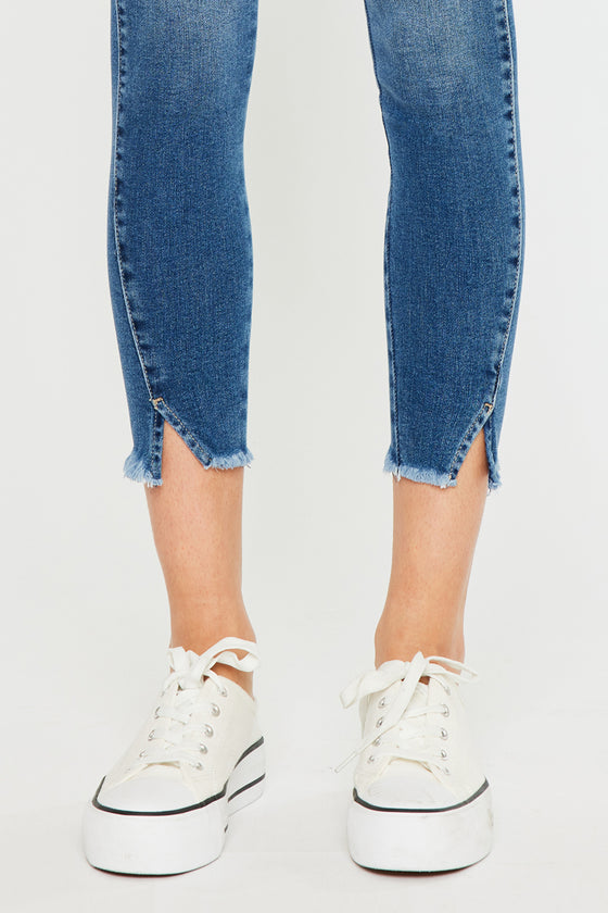 Zinnia High Rise Ankle Skinny Jeans - Official Kancan USA