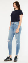 Simone Ultra High Rise Ankle Skinny Jeans - Curvy - Official Kancan USA