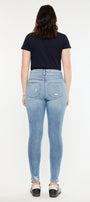 Simone Ultra High Rise Ankle Skinny Jeans - Curvy - Official Kancan USA