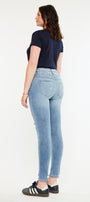 Simone Ultra High Rise Ankle Skinny Jeans - Curvy - Official Kancan USA