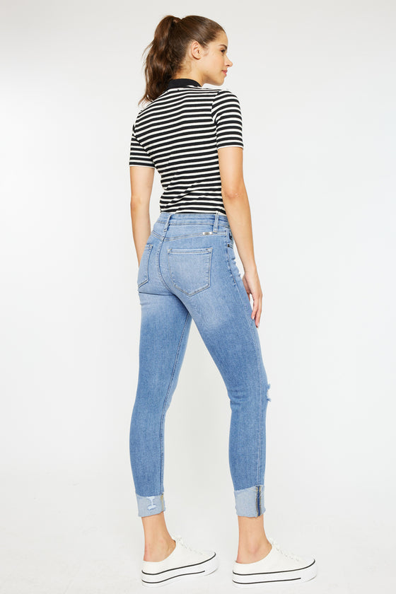 Irina High Rise Ankle Skinny - Official Kancan USA