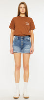 Krissy Ultra High Rise Mom Shorts - Official Kancan USA