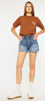 Krissy Ultra High Rise Mom Shorts - Official Kancan USA
