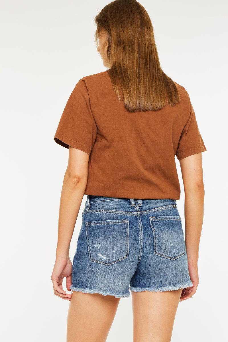 Krissy Ultra High Rise Mom Shorts - Official Kancan USA