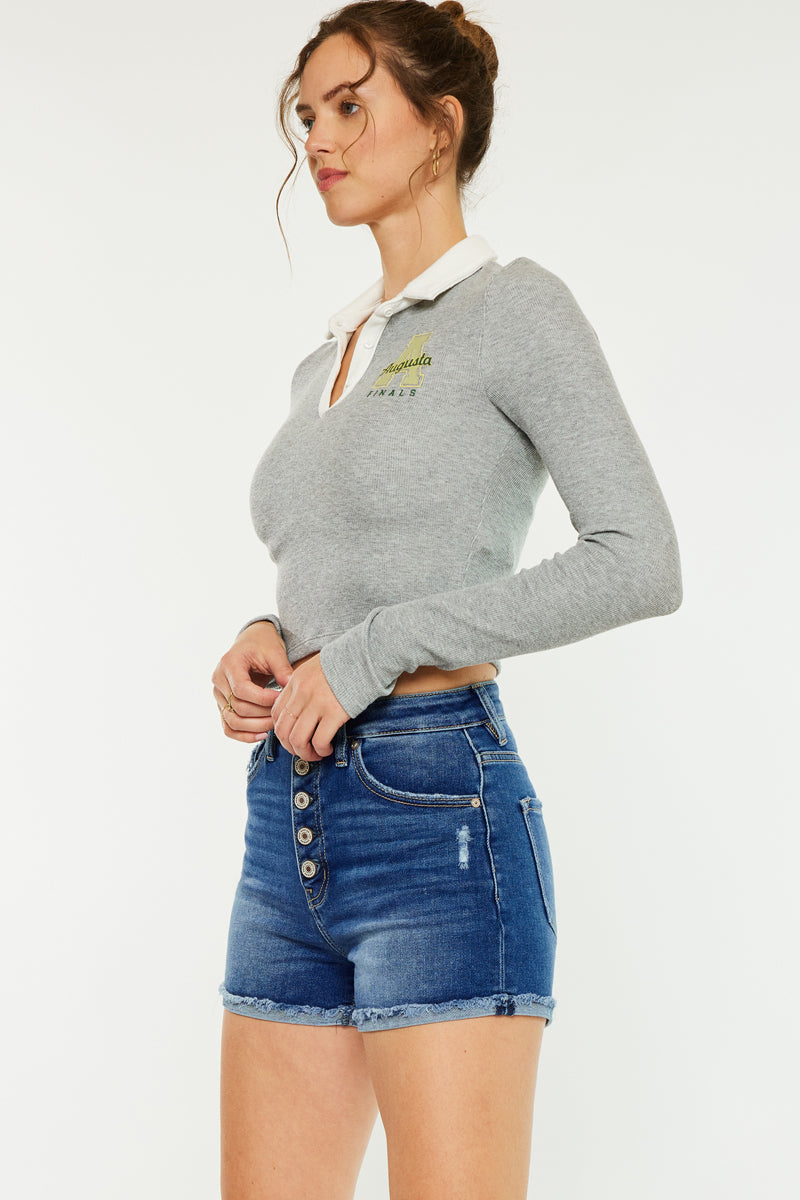 Castile Ultra High Rise Shorts - Official Kancan USA