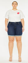 Chance Mid Rise Shorts (Plus Size) - Official Kancan USA