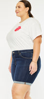 Chance Mid Rise Shorts (Plus Size) - Official Kancan USA
