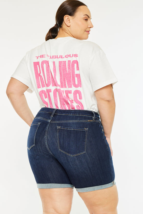 Chance Mid Rise Shorts (Plus Size) - Official Kancan USA