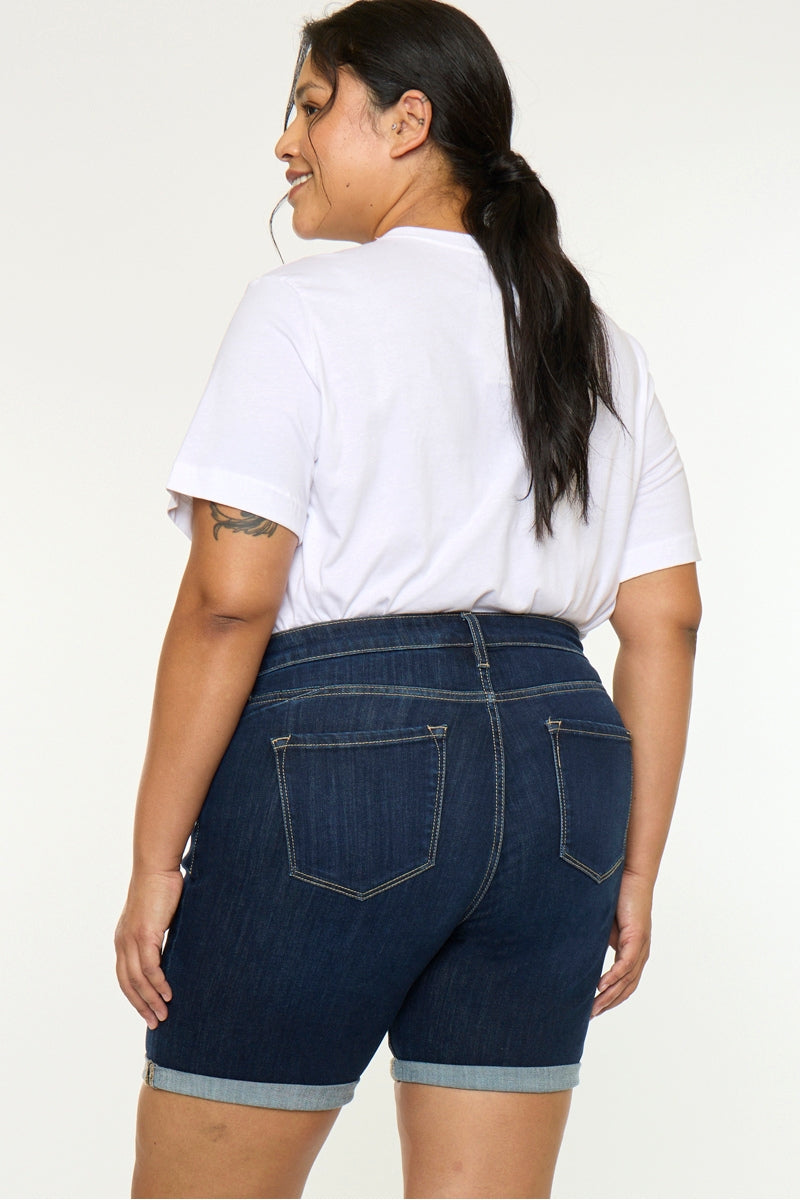 Chance Mid Rise Shorts (Plus Size) - Official Kancan USA