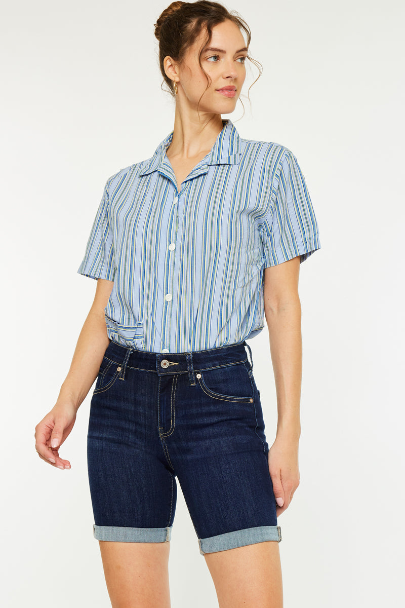 Kandie Mid Rise Bermuda Shorts | Official Kancan USA