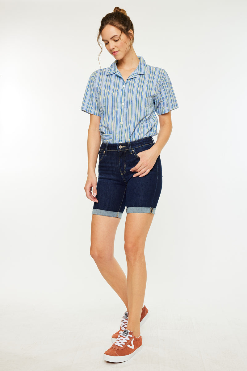 Kandie Mid Rise Bermuda Shorts - Official Kancan USA
