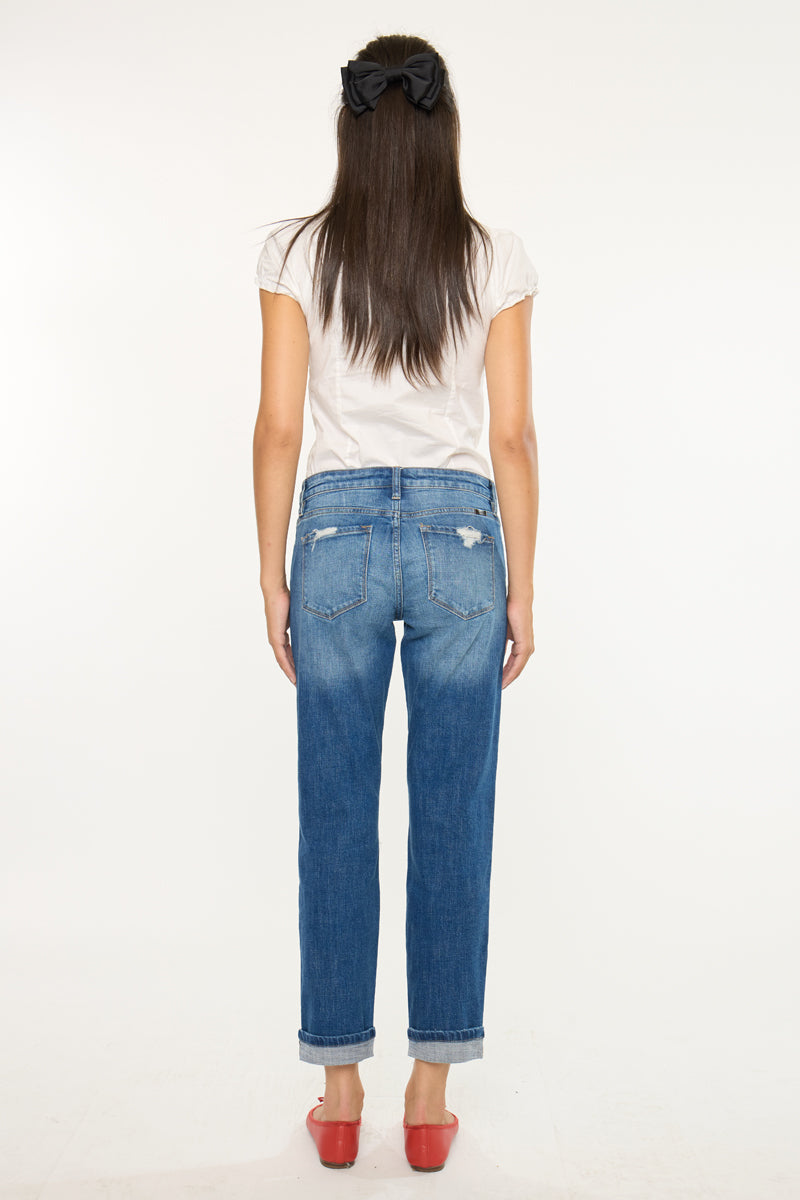 Lexington Mid Rise Boyfriend Jeans