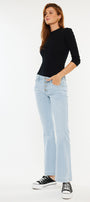 Saylor Mid Rise Flare Jeans (Petite) - Official Kancan USA