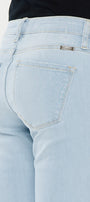 Saylor Mid Rise Flare Jeans (Petite) - Official Kancan USA