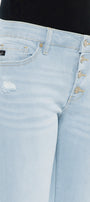 Saylor Mid Rise Flare Jeans (Petite) - Official Kancan USA