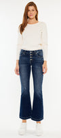 Saylor Mid Rise Flare Jeans (Petite) - Official Kancan USA