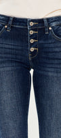 Saylor Mid Rise Flare Jeans (Petite) - Official Kancan USA