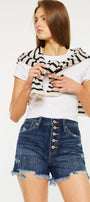 Lorna Ultra High Rise Mom Shorts - Official Kancan USA
